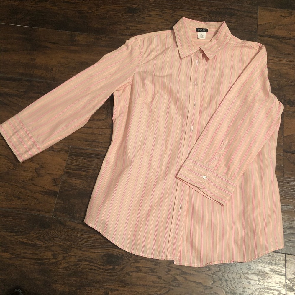 J Crew Women’s Striped Button Down